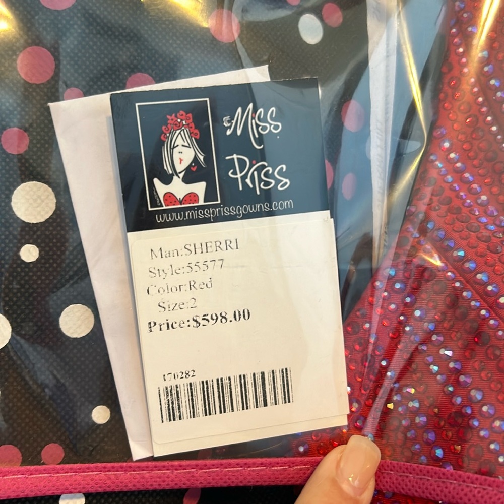 Sherri Hill size 2, worn once, smoke free home